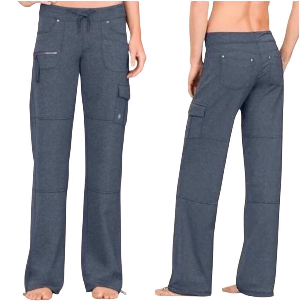 Athleta Bettona Boyfriend Cargo Pants Women’s XS/Tall Heathered Gray